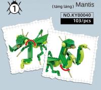 Nuevos Creativos Serie De Insectos Bloques De Construcción De Mariposa Colección De Modelos Biológicos De Beetle Mantis Decoración Juguetes Para Niños Y Adultos - details 5