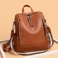 Mochila De Lujo Para Mujer Estilo Preppy Bolso De Hombro Suave Impermeable Bolsa Multifuncional Para Estudiantes Jóvenes - details 8