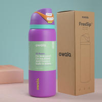 Botella Deportiva De Acero Inoxidable Owala Con Aislamiento Por Vácuo Perfecta Compañera Para Tus Aventuras Al Aire Libre En - details 4