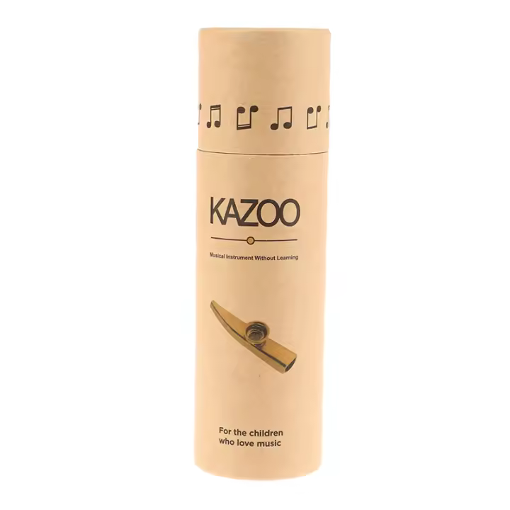 Organizador De Instrumentos Musicales Kazoo De Metal Y Papel 2 Piezas Set Almacenamiento Para Instrumentos De Boquilla Accesorios - 1