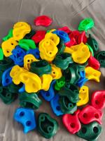 Juego De Escalada Para Niños En Plástico Muro De Piedra Para Jardín Y Interior Juguetes Educativos De Desarrollo De Habilidades Motoras Tamaño 9-12 Cm Color Aleatorio - details 0