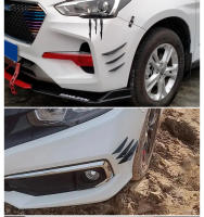 Set De 6 Piezas deSpoiler Universal Para Coche Canard Valence Chin Difusor Splitter Fin Decoración Para Bumper Frontal PVC - details 8