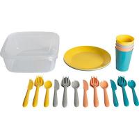 LILI HOME SET PICNIC GOURMET – 4 SERVICIOS | 25 PZAS. | 4 L ideal para disfrutar al aire libre con familia y amigos. Con materiales resistentes y reutilizables. Perfecto para camping, excursiones, playa o reuniones en el jardín. - details 4