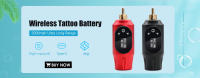 Kit De Máquina De Tatuaje Inalámbrica Profesional Con Motor Sin Núcleo 1450 mAh Bajo Ruido Para Artistas Corporales Maquillaje Permanente - details 1