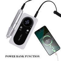 Máquina De Uñas Eléctrica Recargable 45000RPM Con Conector USB Set De Perforación Para Esmalte Remover Y Manicura a Bajo Ruido Colores Disponibles: Blanco / Rosa / Brillante - details 6