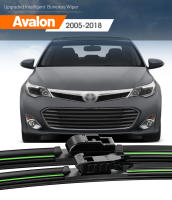 2pcs LimpiaParabrisas Anteojos Delanteros Para Toyota Avalon 2005-2018 Accesorios De Ventana Intelligent Boneless Wiper De Goma Natural - details 0