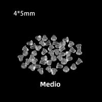 200-2000pcs Tapones De Aretes De Silicona Suave Para Aretes De Punto De Punta Accesorios De Encuentros De Aretes Cilindros De Bala - details 7