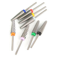 Broca De Uñas 5-en-1 24mm Super Larga Taperada De Carburo Para Taladro Eléctrico Accesorios De Manicura Corte De Cutícula Y Moldeado - details 7