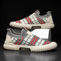 Zapatos Casuales Para Hombre Suela De Goma Transpirables Malla Zapatos Slip-on Deportivos Con Tela round Toe Verano - details 16