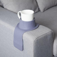 Bandeja de silicona para almacenamiento de sofá, soporte para reposabrazos, posavasos para bebidas, organizador para el hogar y la Oficina - details 6
