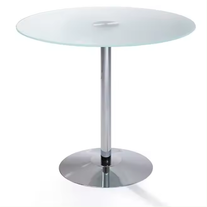 Mesa de Oficina Rocada, Ã˜ 800 Mm, Altura 720 Mm, Tablero de Aglomerado Satinado - Fácil Montaje - 1
