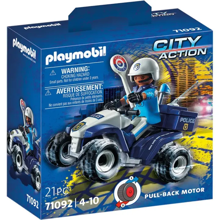 Playmobil Policía-velocidad ??acción En Quad City - 1