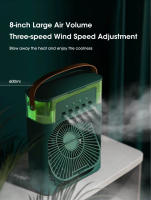 Ventilador Portátil Humificador Luz Nocturna LED 3 En 1 Enfriador De Aire USB Para El Hogar Con Neblina De Agua - details 4
