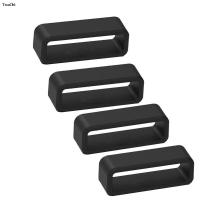 Accesorios De Correa De Reloj De Silicona Negra Anillo De Lazo 12-30mm 4 Piezas Compatible Con Marcas Diferentes Correas De Goma Para Smartwatch - details 8