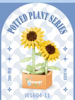 Bloques De Construcción De Plantas Eterna Hibisco Y Girasol Juguete Para Niñas Edad Recomendada 6-12 Años Material ABS - details 16