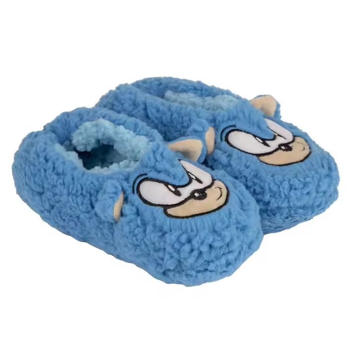 Zapatillas de Casa Sonic Azul Suela Blanda - 1
