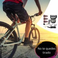 Kit de reparación de neumáticos para Bicicletas - 35 Piezas. Incluye Varios componentes Esenciales para Ciclistas, Motocicletas, Otros neumáticos de Goma inflables. essential by natural bio pharma - details 0