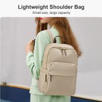 Bolsos,1PC Mochila de Nailon para Mujeres, Mochila de viaje casual para Commuters with varios bolsos, Ajuste para portátil de 15,6 pulgadas, Exterior de Nailon duradero, Corretas de hombro, Bolsos traseros - details 1