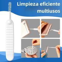 Juego De Limpieza Para Puerto De Carga De Teléfono Móvil Con Tapa Antipolvo Y Cepillo Para iPhone 15 14 13 16 pro Max plus Samsung Xiaomi IOS Type C - details 4