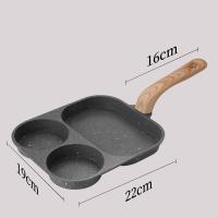 Sartén De Huevo Frito Con Cuatro Agujeros De Piedra Médica No Adherente De Fundamento Plano Para Desayuno Empanadillas Hamburguesas Herramientas De Fritura Tamaño Familiar - details 11