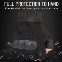 1Par De Guantes Tácticos Para Hombres Sin Dedos Ideal Para Deportes Al Aire Libre Tiro Caza Airsoft Y Ciclismo - details 4