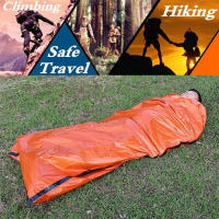 Bolsa De Sueño De Sobrevivencia Emergente Portátil Impermeable Para Camping Al Aire Libre Equipamiento De Primeros Auxilios Kit De Rescate Mylar Blanket - details 2