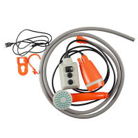 Ducha De Camping Portátil Y Set De 20L Con Bomba Eléctrica Para Lavar Coche Riego De Plantas Y Limpieza De Animales De Compañía Herramienta Multifuncional Para Viajes Al Aire Libre - details 14