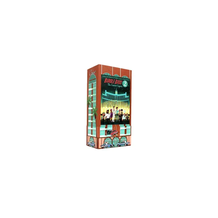 2Tomatoes Games | Burgle Bros 2: Operación Casino | Juego de Tablero Cooperativo | Gestión de Acciones | ¡Entrad, Robad y Escapad! | Conviértete en un Ladrón | 1 a 4 Jugadores | Idioma: Español | Edad Mínima: 10 Años | Tiempo Partida: 45min - 1