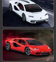 Lamborghini Countach LPI 800-4 Modelo De Coche De Aleación De Metal a Escala 1:24 Con Sonido Y Luz Juguete De Colección Para Niños - details 13