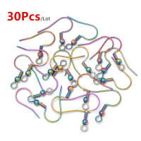 50pcs Gancho De Aretes De Acero Inoxidable 316 Hypoallergénico Con Coletero Y Bola Para Fabricación De Joyas 20x20mm - details 11
