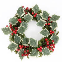 10pcs Berries De Holle Artificiales Con Hojas Para Decoración De Navidad Artesanías De Wreath Para Casa Adornos De Árbol De Navidad Regalo De Año Nuevo - details 10
