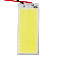 Panel De Luz LED Para Techo De Coche 6000K Blanca COB Con Adaptador De Luz Para Interior De Coche 16/24/36/48 LED Luz De Lectura 2400LM Voltaje 12V BA9S - details 8