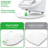 Deslizador Thermomix TM6 TM5, Deslizador acrílico Thermomix, estable y fácil de hacer, Accesorios Thermomix, Blanco TONCHEAN SSITO - details 0
