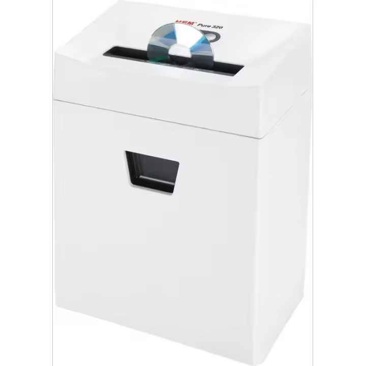 HSM Pure 320 triturador de papel Corte en partículas 23 cm Blanco - 1