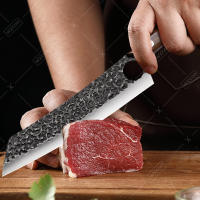 Cuchillo De Cocina Profesional WXCOO Acero Inoxidable Multiusos Para Picar Y Cortar Cuchillo De Chef Forjado a Mano Herramienta De Cocina Ecológica - details 6