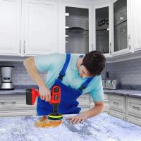 Kit De Cepillo Eléctrico Para Limpieza De Coche Azulejos Baño Cocina Escobillas Plásticas Esmerilador Eco-amigable Tamaño 4 Pulgadas - details 8