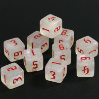 Dormia D6 Dados Personalizados De Alta Calidad En Acrílico Con Tinta Colorida Estilo Retro Para Juegos De Rol Y Entretenimiento - details 4