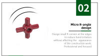 Kit De Construcción DIY Compatible Con Bloques De Crea 147 Piezas Hub De Eje Cruzado 57585W Con 4 Bisagras Accesorios De Color Para Adultos Y Niños Mayores De 6 Años - details 5