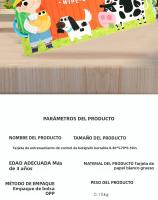 Libro Ocupado Para Bebés Montessori Primer Libro Quieto Juego De Aprendizaje Temprano Para Niños Y Niñas Diseño De Dibujos Animados Reutilizable - details 14