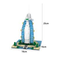 Juego De Bloques 3DSaudi Skyline Modelo Arquitectónico De Decoración Para El Hogar Kit De Bloques De Construcción Para Regalo Para Adolescentes Y Adultos - details 1