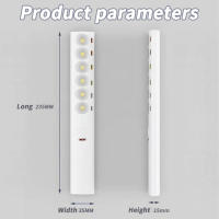 Lámpara Portátil De Color Temperatura Rechargeable 2700K 6000K 6 Modos Para Fotografía Y Iluminación Diaria Luz Varita Profesional - details 4