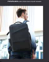 Mochila Multifuncional Fenruien Para Hombres Moda Negocios Clásica De Viaje Alta Calidad Ajuste Para Portátil De 17.3 Pulgadas - details 3