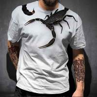 Camiseta Hombre Escorpión 3D Impreso Sobredimensionada Y2K Ropa Hip-Hop Manga Corta Estilo Callejero Camisetas Top Para Primavera Y Verano - details 4