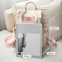 Nueva Mochila De Hombro Para Mujer De Alta Calidad Gran Capacidad De Oxford Saco Colorido Tote Mochila Suave Con Bolsillos Internos Para Viajes - details 0