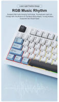Teclado De Juego Ajazz AK35I V3 MAX Tri-Modo Cableado Bluetooth Inalámbrico 104 Teclas Intercambiables Gasket Hot Swap Multicolor Para Desktop Laptop Tablet - details 15