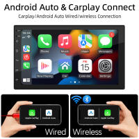 Reproductor Multimedia Para Coche HIPPBQCC 7 Pulgadas Con Carplay Android Auto Pantalla Táctil HD Bluetooth 2 USB FM Mirror-Link Universal - details 1