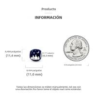 Encanto De Colgante De Árbol De Familia Platinado En Plata Para Pulsera De Bangle Y Collar DIY Regalo Con Doble Vuelo Aéreo - details 15