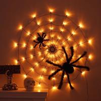 Luces De Red De Araña Para Halloween LED Con 8 Modos De Lámpara Decoración Para Casa Y Pared De Fright House Material Plástico - details 2