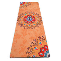 🎁【Detalles para Mamá】Tapete de yoga - Tapete antideslizante de 6 mm (0.24 pulgadas) de grosor para ejercicio, reversible con impresión prémium, para yoga, pilates y ejercicios en el piso (68 x 24 pulgadas)-regalo de Navidad - details 3