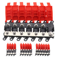 Bloque De Fusibles Midi Para Coche 3/4/5/6 Caminos Soporte De Fusible De 200A Tipo De Distribución De Energía Para Coche Camión RV - details 1